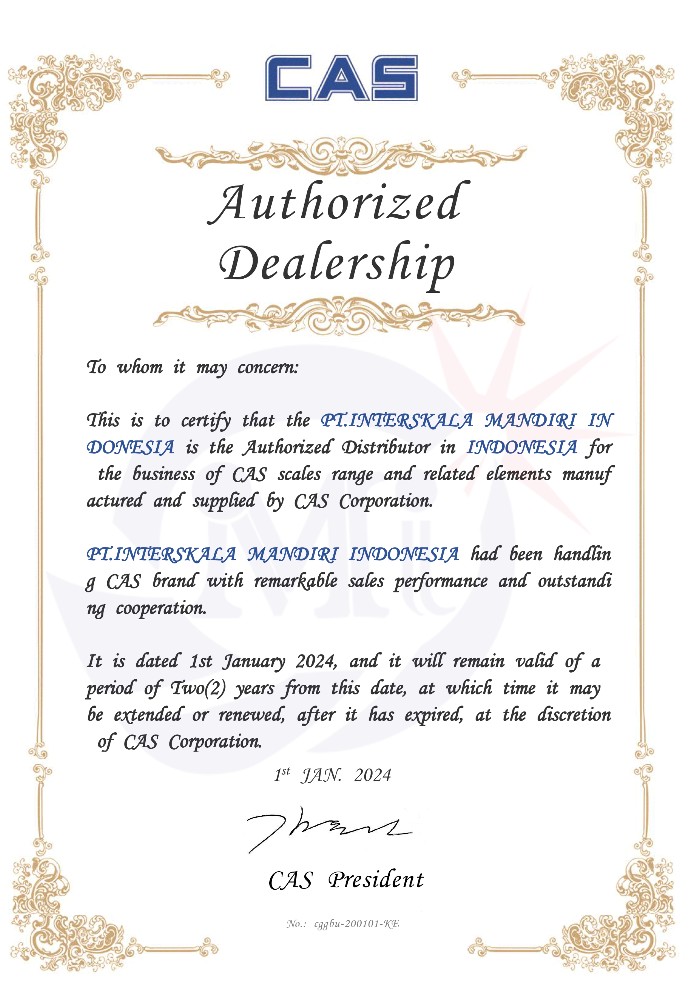 CAS 2024