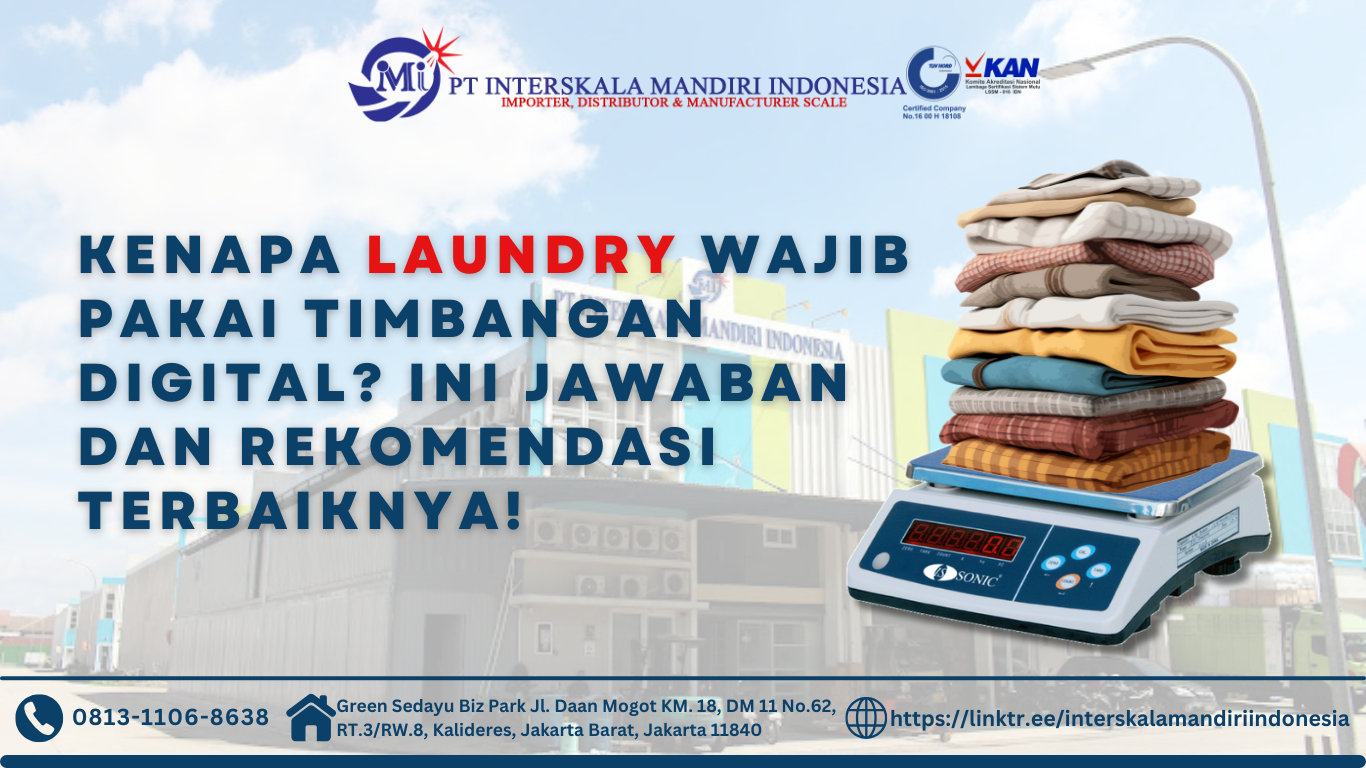 Kenapa Laundry Wajib Pakai Timbangan Digital? Ini Jawaban dan Rekomendasi Terbaiknya!