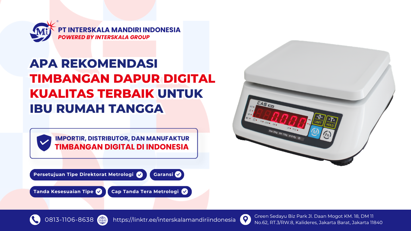 Apa Rekomendasi Timbangan Dapur Digital Kualitas Terbaik untuk Ibu Rumah Tangga?