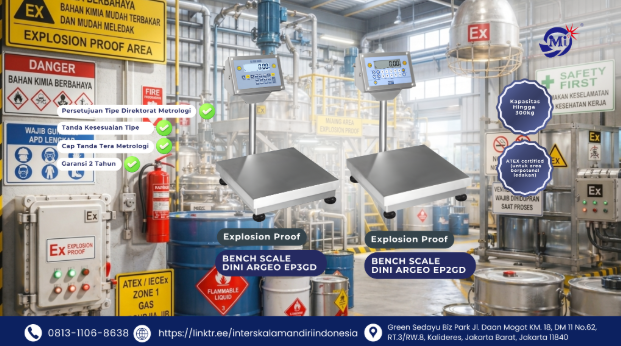 Pentingnya Timbangan Explosion Proof untuk Lingkungan Industri  Berpotensi Ledakan dan Kebakaran