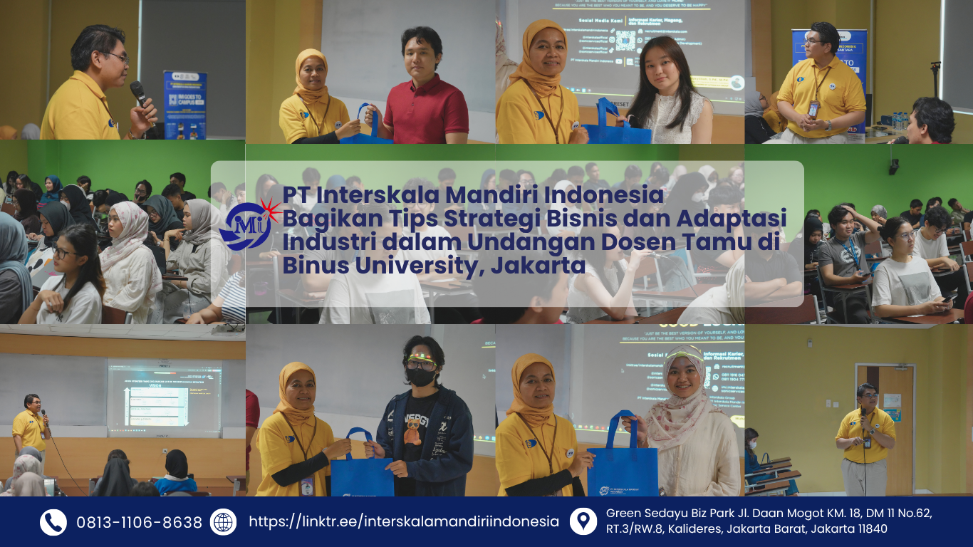 PT Interskala Mandiri Indonesia Bagikan Tips Strategi Bisnis dan Adaptasi Industri dalam Undangan Dosen Tamu di Binus University, Jakarta