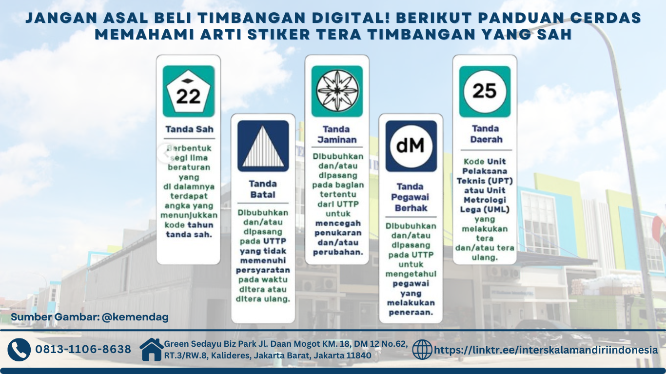 Jangan Asal Beli Timbangan Digital! Berikut Panduan Cerdas Memahami Arti Stiker Tera Timbangan yang Sah