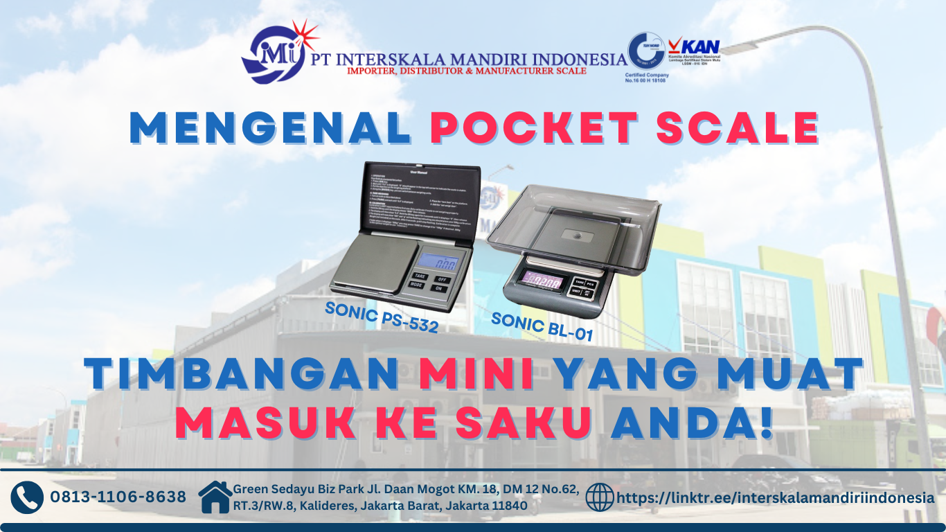 MENGENAL POCKET SCALE, TIMBANGAN MINI YANG MUAT MASUK KE SAKU ANDA!