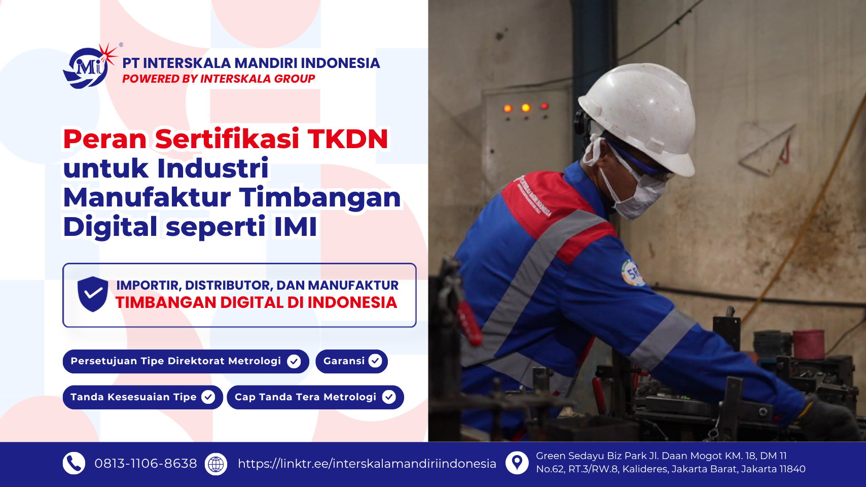 Peran Sertifikasi TKDN untuk Industri Manufaktur Timbangan Digital seperti IMI