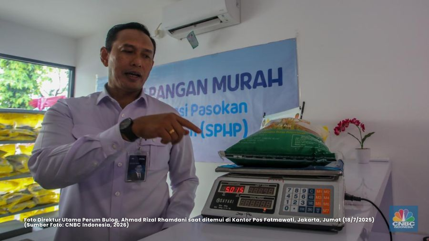 Timbangan Sayaki ACS-A Digunakan Oleh BULOG Indonesia, Muncul di Berita CNBC Indonesia 2 Januari 2026
