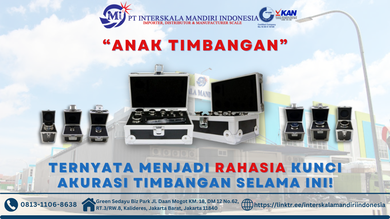 Anak Timbangan Ternyata Menjadi Rahasia Kunci Akurasi Timbangan Selama Ini!