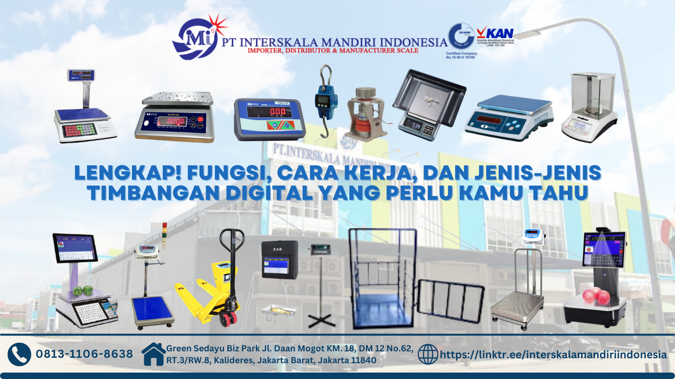 Lengkap! Fungsi, Cara Kerja, dan Jenis-Jenis Timbangan Digital yang Perlu Kamu Tahu